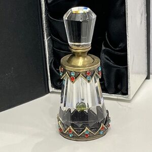 Crystal perfume bottle, BNIB.